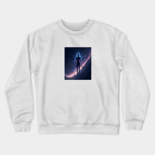 Enderman in Dark and Mysterious Landscape Crewneck Sweatshirt